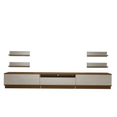 Decoraktiv Trendstyle 270RS Mdf Tv Ünitesi Tv Sehpası Ceviz - Beyaz
