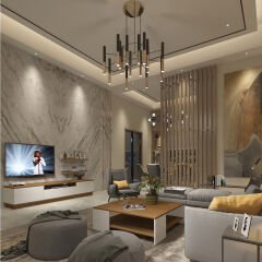 Trendstyle 4s Mdf Tv Ünitesi ve Orta Sehpa 2'li Set Ceviz - Beyaz