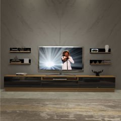 Decoraktiv Trendstyle 270RS Mdf Tv Ünitesi Tv Sehpası Pera - Siyah