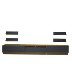 Decoraktiv Trendstyle 270RS Mdf Tv Ünitesi Tv Sehpası Pera - Antrasit