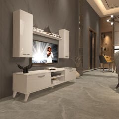 Decoraktiv Eko 5D Slm Dvd Retro Tv Ünitesi Tv Sehpası