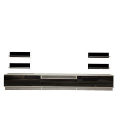 Decoraktiv Trendstyle 270R Mdf Tv Ünitesi Tv Sehpası Beyaz - Siyah