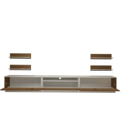 Decoraktiv Trendstyle 270R Mdf Tv Ünitesi Tv Sehpası Beyaz - Ceviz