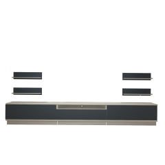 Decoraktiv Trendstyle 270R Mdf Tv Ünitesi Tv Sehpası Beyaz - Antrasit