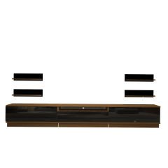Decoraktiv Trendstyle 270R Mdf Tv Ünitesi Tv Sehpası Ceviz - Siyah