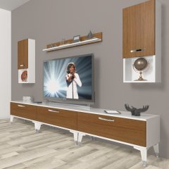 Decoraktiv Eko 270da Slm Silver Tv Ünitesi Tv Sehpası Beyaz - Ceviz