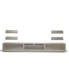 Decoraktiv Trendstyle 270R Slm Tv Ünitesi Tv Sehpası Parlak Beyaz
