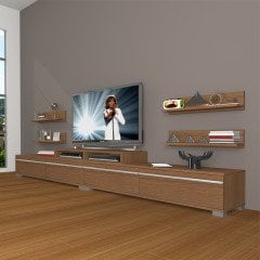 Decoraktiv Ekoflex 360R Mdf Tv Ünitesi Tv Sehpası Ceviz