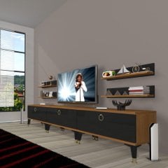Decoraktiv Eko 270r Mdf Gold Tv Ünitesi Tv Sehpası