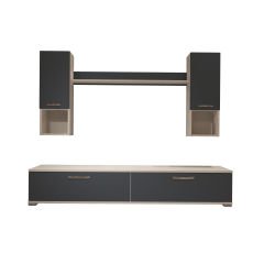 Decoraktiv Eko 5DA Mdf Std Tv Ünitesi Tv Sehpası Beyaz - Antrasit