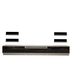 Decoraktiv Trendstyle 270RS Slm Tv Ünitesi Tv Sehpası Beyaz - Siyah