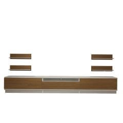 Decoraktiv Trendstyle 270RS Slm Tv Ünitesi Tv Sehpası Beyaz - Ceviz