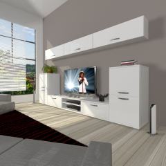 Decoraktiv Eko 9 Slm Dvd Tv Ünitesi Tv Sehpası Parlak Beyaz