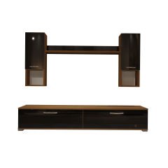 Decoraktiv Eko 5DA Mdf Std Tv Ünitesi Tv Sehpası Ceviz - Siyah
