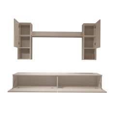 Decoraktiv Eko 5DA Mdf Std Tv Ünitesi Tv Sehpası Parlak Beyaz