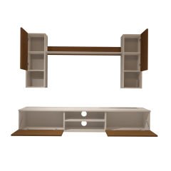 Decoraktiv Eko 5DA Mdf Dvd Tv Ünitesi Tv Sehpası Beyaz - Ceviz