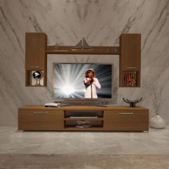 Decoraktiv Eko 5DA Mdf Dvd Tv Ünitesi Tv Sehpası Ceviz