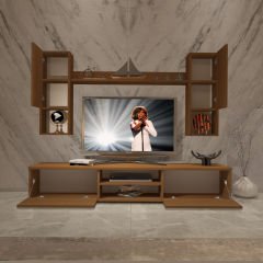 Decoraktiv Eko 5DA Mdf Dvd Tv Ünitesi Tv Sehpası Ceviz