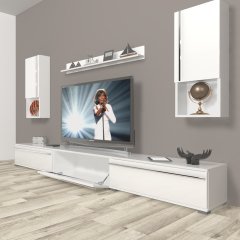 Decoraktiv Eko 270ta Mdf Tv Ünitesi Tv Sehpası Parlak Beyaz