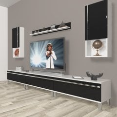 Decoraktiv Eko 270ta Mdf Krom Ayaklı Tv Ünitesi Tv Sehpası