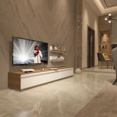 Decoraktiv Eko 4 Mdf Std Tv Ünitesi Tv Sehpası Pera - Beyaz