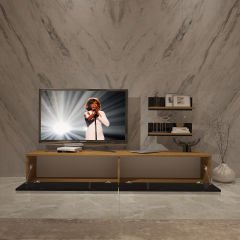 Decoraktiv Eko 4 Mdf Std Tv Ünitesi Tv Sehpası Pera - Siyah