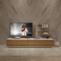 Decoraktiv Eko 4 Mdf Std Tv Ünitesi Tv Sehpası Beyaz - Pera