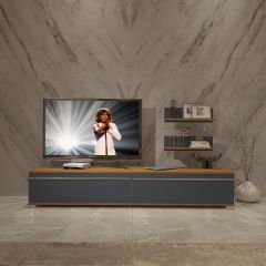 Decoraktiv Eko 4 Mdf Std Tv Ünitesi Tv Sehpası Pera - Antrasit