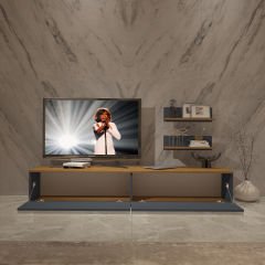 Decoraktiv Eko 4 Mdf Std Tv Ünitesi Tv Sehpası Pera - Antrasit