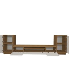 Decoraktiv Trendstyle On2s Mdf Tv Ünitesi Tv Sehpası Ceviz - Beyaz