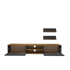 Decoraktiv Eko 4 Mdf Dvd Tv Ünitesi Tv Sehpası Pera - Antrasit