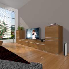 Decoraktiv Eko On2 Mdf Std Tv Ünitesi Tv Sehpası Ceviz