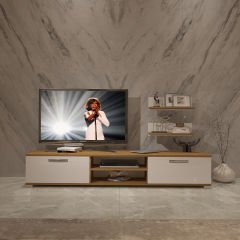 Decoraktiv Eko 4 Mdf Dvd Tv Ünitesi Tv Sehpası Pera - Beyaz