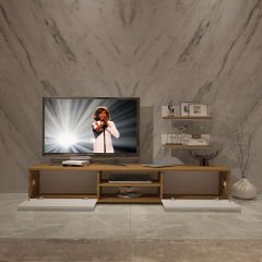 Decoraktiv Eko 4 Mdf Dvd Tv Ünitesi Tv Sehpası Pera - Beyaz