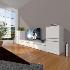 Decoraktiv Eko On2 Mdf Std Tv Ünitesi Tv Sehpası Parlak Beyaz