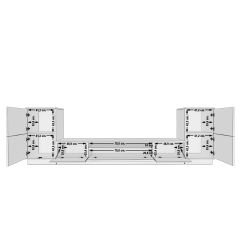 Decoraktiv Trendstyle On2s Mdf Tv Ünitesi Tv Sehpası Pera - Siyah