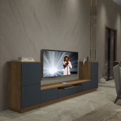 Decoraktiv Trendstyle On2s Mdf Tv Ünitesi Tv Sehpası Pera - Antrasit