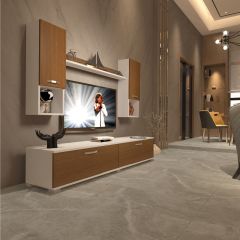 Decoraktiv Eko 5DA Slm Std Tv Ünitesi Tv Sehpası Beyaz - Ceviz