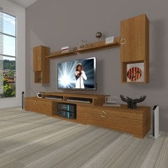 Decoraktiv Flex 5DA130 Mdf Gold Tv Ünitesi Tv Sehpası