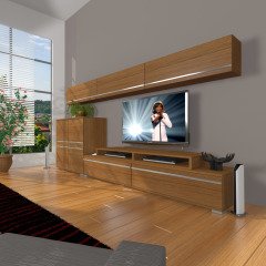 Decoraktiv Ekoflex 8 Mdf Tv Ünitesi Tv Sehpası Ceviz