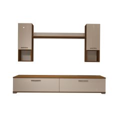 Decoraktiv Eko 5DA Slm Std Tv Ünitesi Tv Sehpası Ceviz - Beyaz
