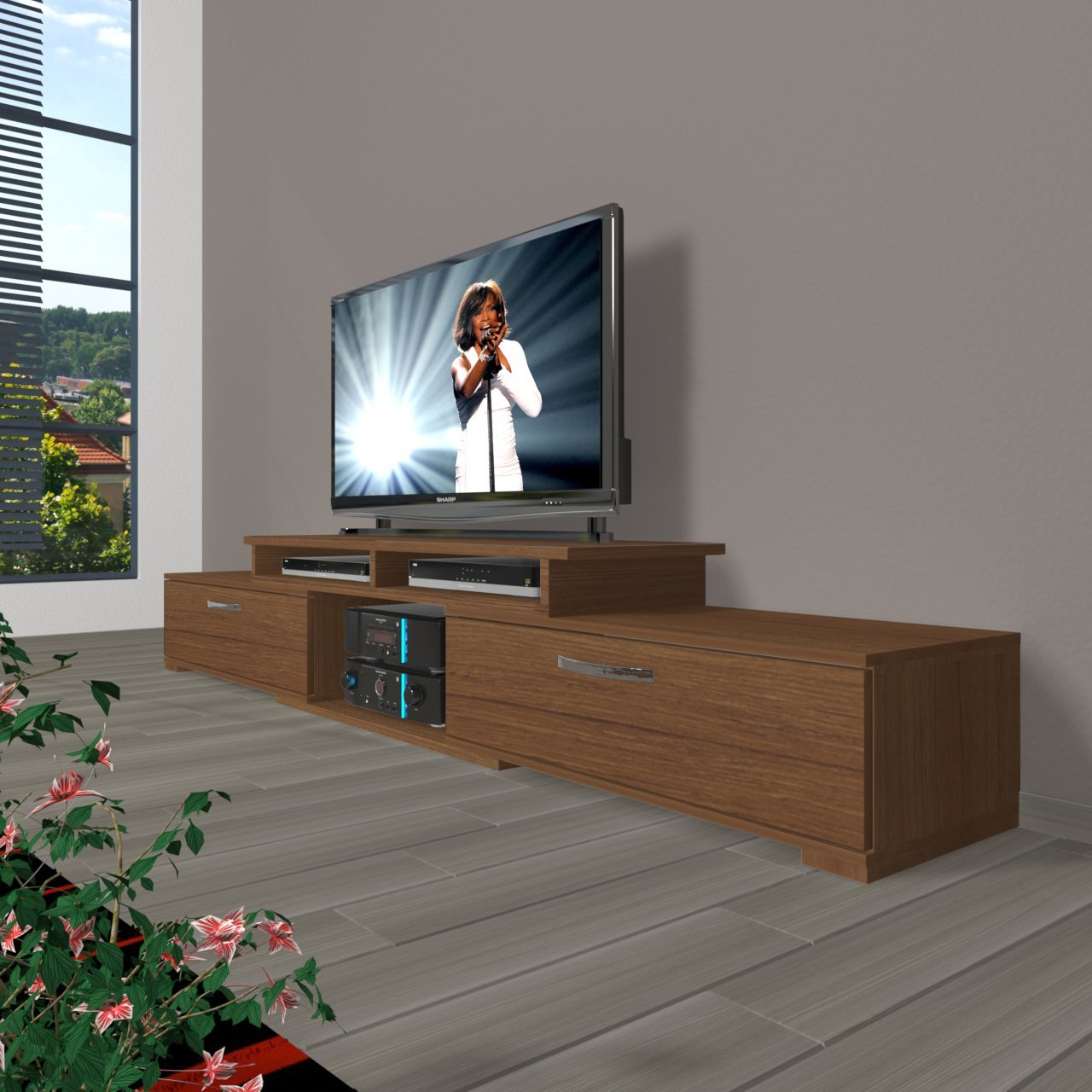 Decoraktiv Flex 130 Slm Tv Ünitesi Tv Sehpası