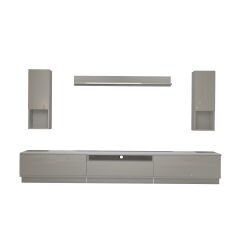 Decoraktiv Trendstyle 270DAS Mdf Tv Ünitesi Tv Sehpası Parlak Beyaz
