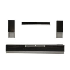 Decoraktiv Trendstyle 270DAS Mdf Tv Ünitesi Tv Sehpası Beyaz - Siyah