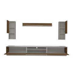 Decoraktiv Trendstyle 270DAS Mdf Tv Ünitesi Tv Sehpası Beyaz - Ceviz