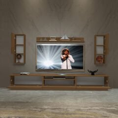 Decoraktiv Trendstyle 270DAS Mdf Tv Ünitesi Tv Sehpası Ceviz