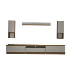 Decoraktiv Trendstyle 270DAS Mdf Tv Ünitesi Tv Sehpası Ceviz - Beyaz