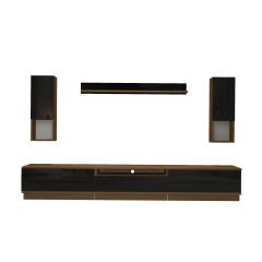 Decoraktiv Trendstyle 270DAS Mdf Tv Ünitesi Tv Sehpası Ceviz - Siyah