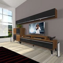 Decoraktiv Ekoflex 8 Mdf Silver Tv Ünitesi Tv Sehpası