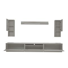 Decoraktiv Trendstyle 270DA Slm Tv Ünitesi Tv Sehpası Parlak Beyaz